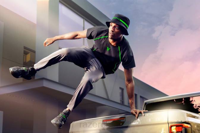 athleisure - instinkt tee Razer RF2D194 üks värv kehakate