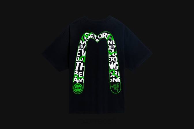 evisu daicock mustriga t-särk Razer RF2D191 üks värv kehakate