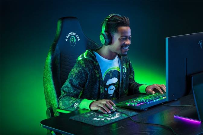 iskur x Razer X *A Bathing Ape RF2D125 üks värv mängutool