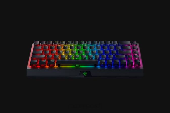 blackwidow v3 mini hyperspeed - fantoomväljaanne - kollane lüliti - meie Razer RF2D64 must klaviatuur