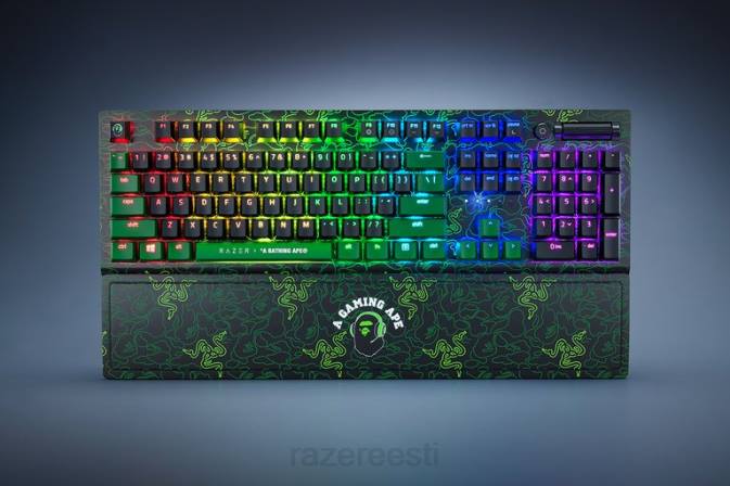 blackwidow v3 - roheline lüliti - meie Razer X *A Bathing Ape RF2D60 roheline klaviatuur