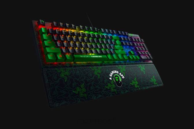 blackwidow v3 - roheline lüliti - meie Razer X *A Bathing Ape RF2D60 roheline klaviatuur
