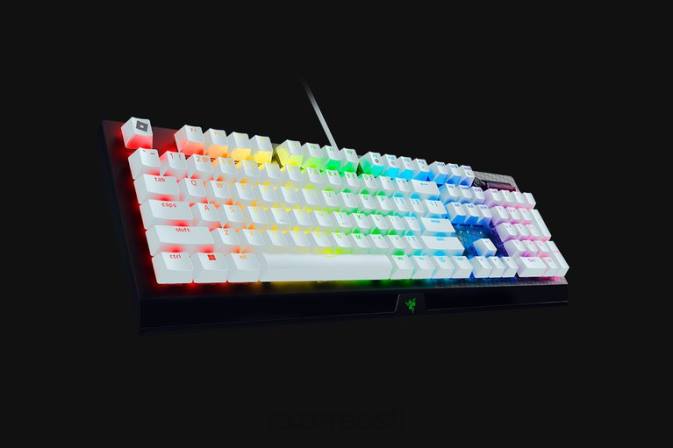 blackwidow v3 – roheline lüliti – meie – robloxi väljaanne Razer RF2D59 valge klaviatuur