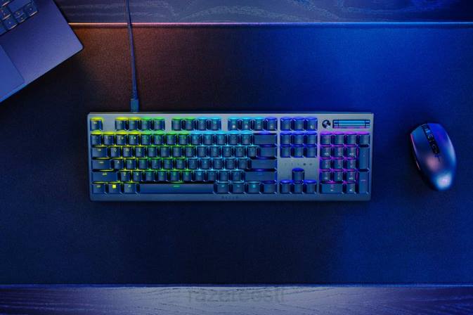 deathstalker v2 – klõpsatav optiline lüliti – meie Razer RF2D67 üks värv klaviatuur