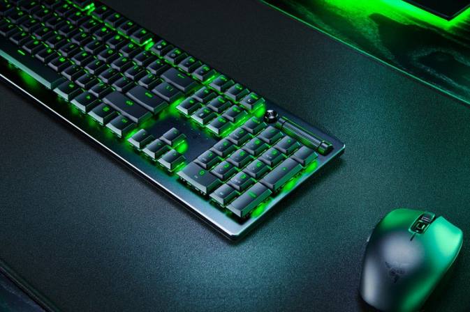 deathstalker v2 pro - lineaarne optiline lüliti - meie Razer RF2D65 must klaviatuur