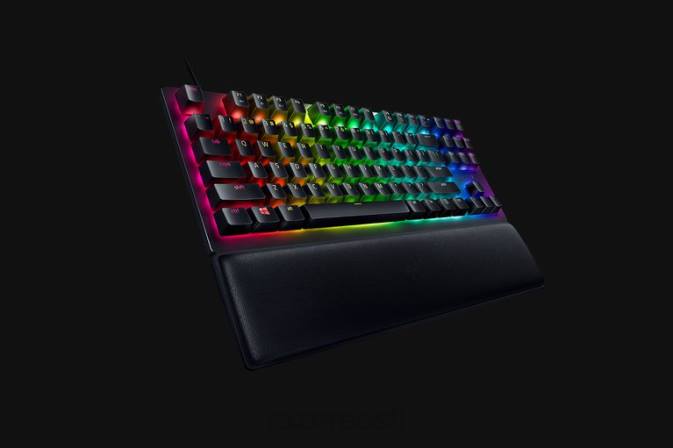 huntsman v2 tenkeyless - klõpsatav optiline lüliti - meie Razer RF2D71 must klaviatuur