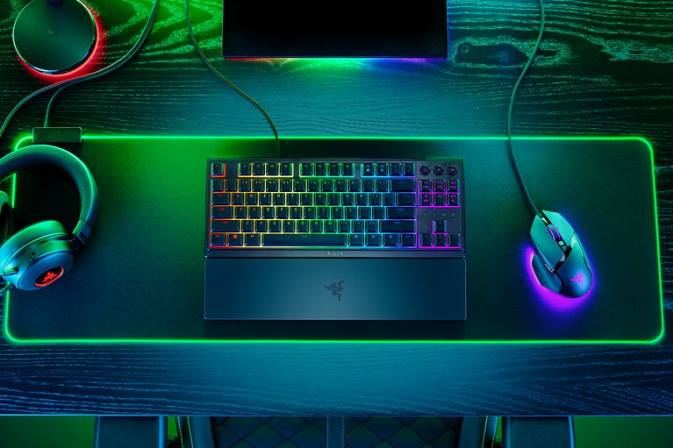 ornata v3 tenkeyless - meie Razer RF2D76 üks värv klaviatuur